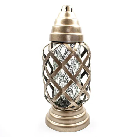 Elegancki złoty Ozdobny znicz kapliczka znicz na cmentarz grób