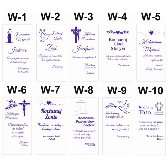 Personalizowany Znicz szklany latarnia czarny z krzyżem i srebrnymi detalami