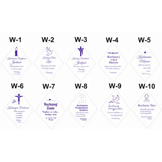 Personalizowany Znicz szklany latarnia czarny z krzyżem i złotymi detalami