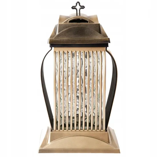 Zestaw 4 eleganckich ażurowy zniczy ozdobnych kapliczki na cmentarz grób